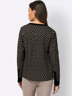 Druckbluse aus Viskose