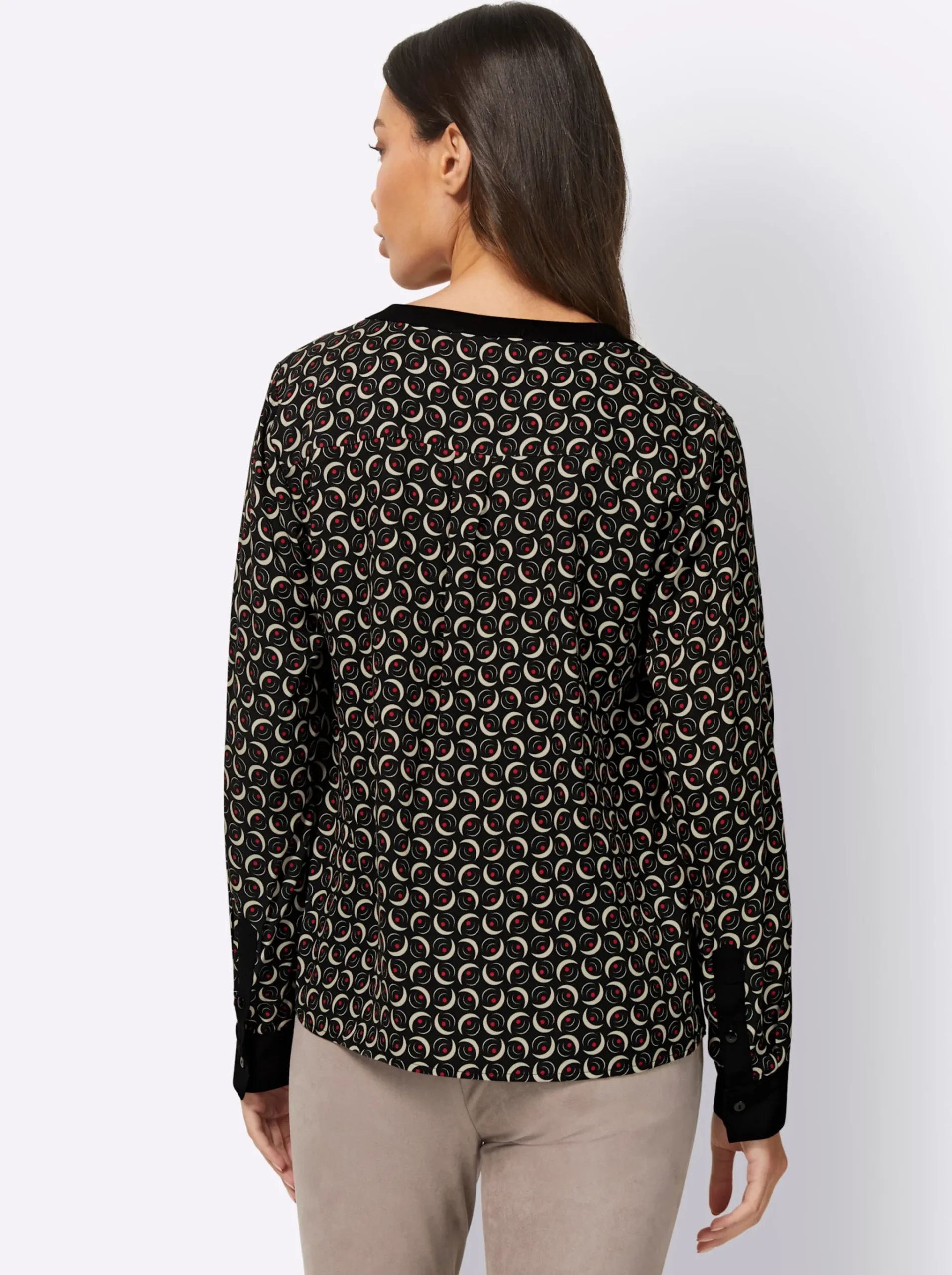 Druckbluse aus Viskose