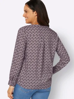 Druckbluse aus Viskose in ECOVERO-Qualität