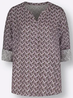 Druckbluse aus Viskose in ECOVERO-Qualität