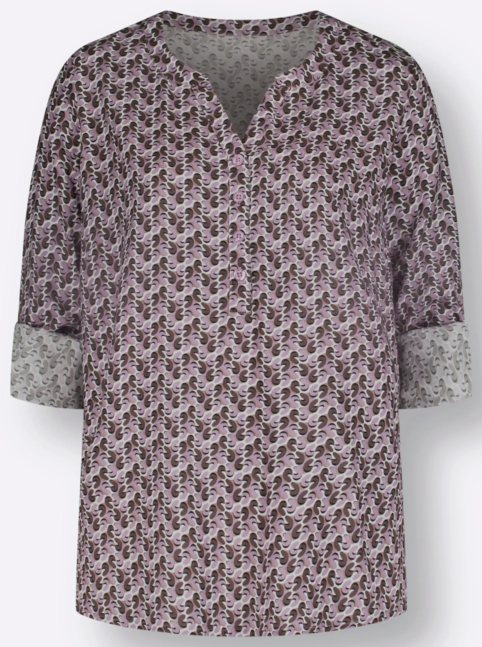 Druckbluse aus Viskose in ECOVERO-Qualität