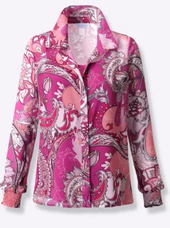Druckbluse in leichter Georgette-Qualität