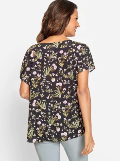 Druckbluse in pflegeleichter Qualität