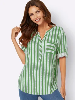 Druckbluse in Schlupfform