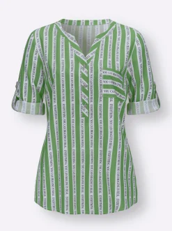 Druckbluse in Schlupfform