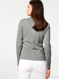 Feinstrickjacke mit Reverskragen