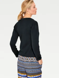 Feinstrickjacke mit Reverskragen