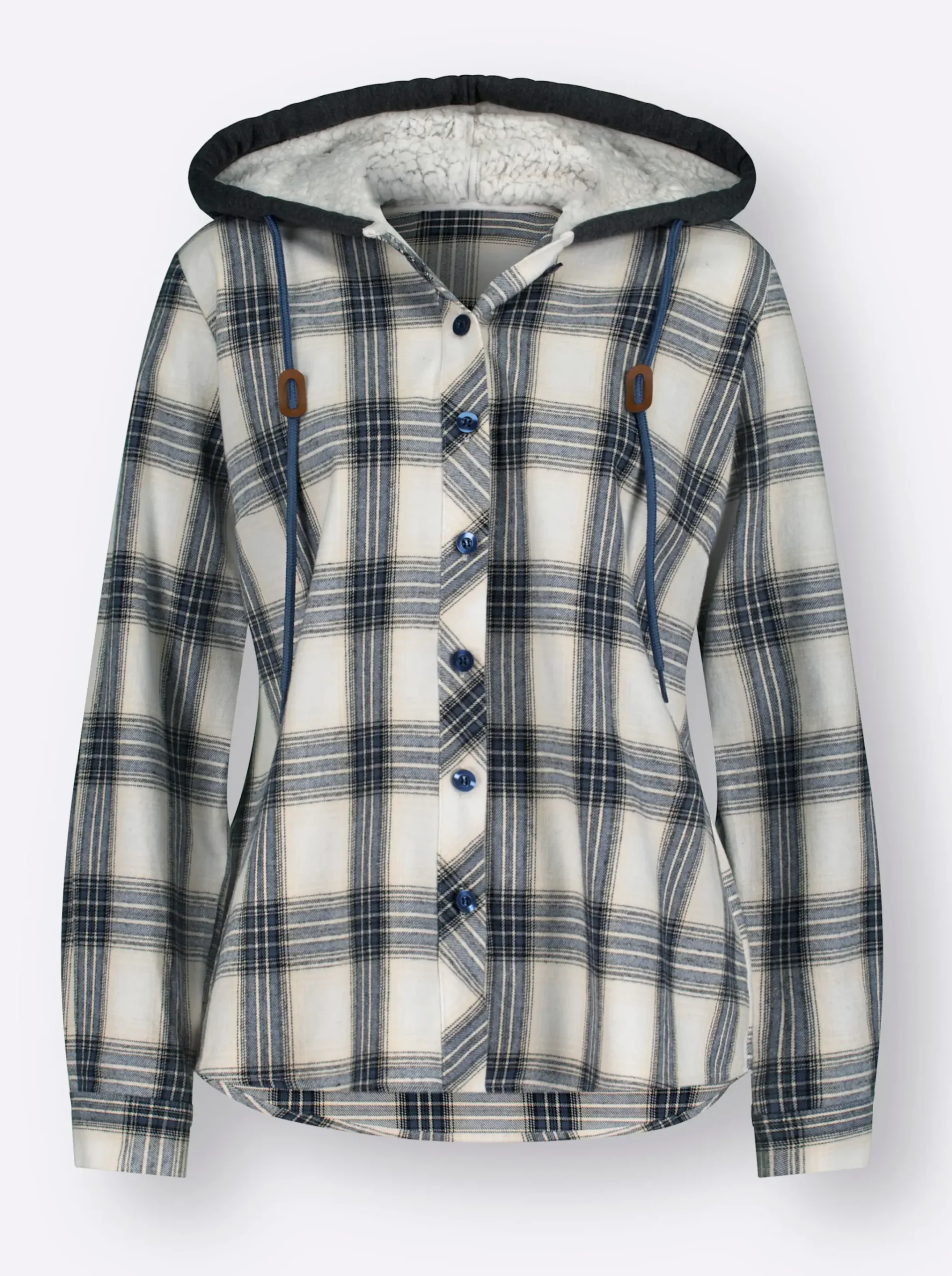 Flanellbluse