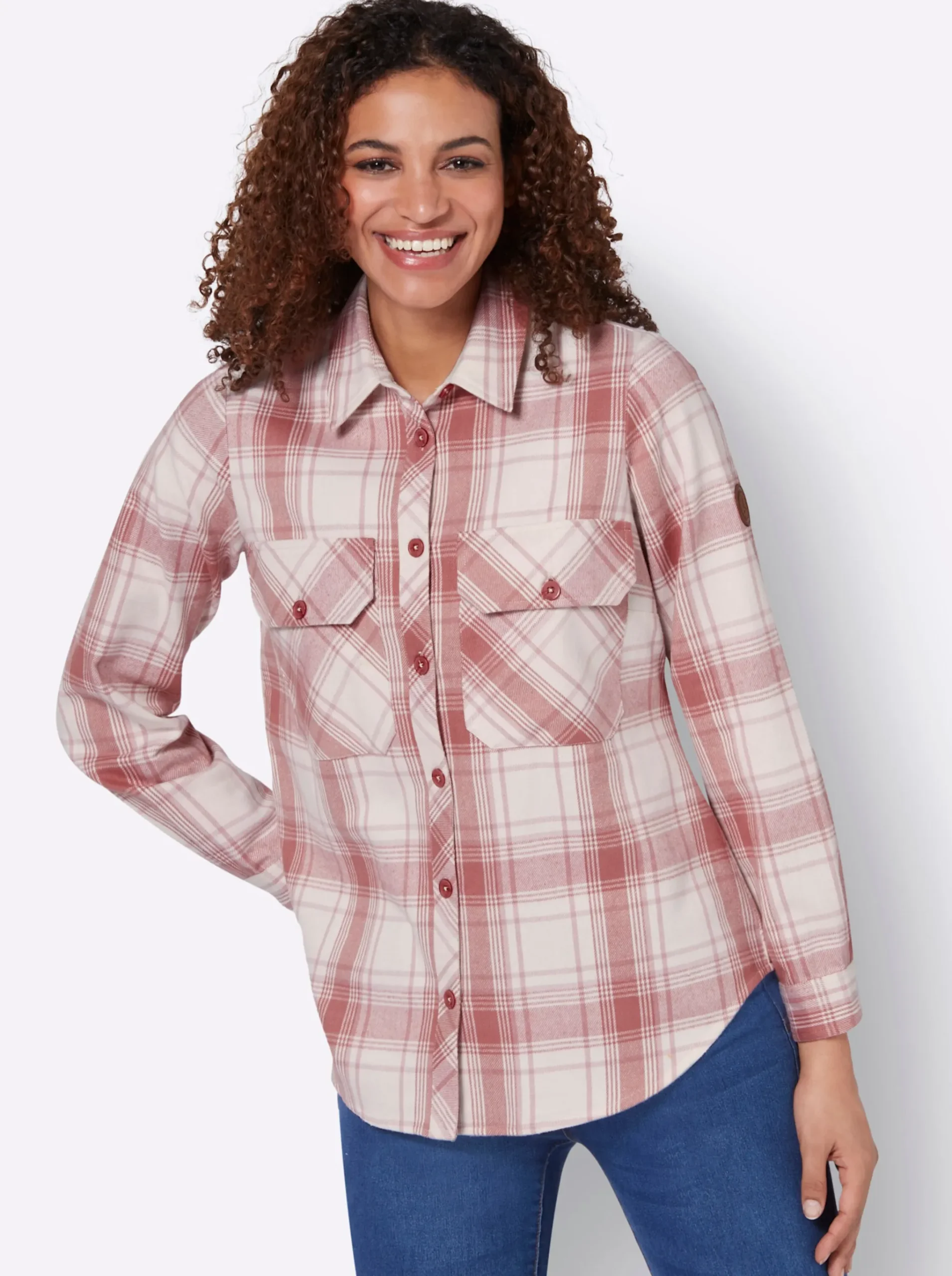 Flanellbluse