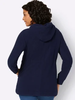 Fleecejacke mit Tunnelzug in der Taille