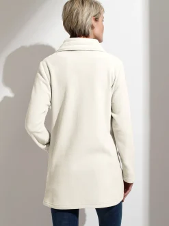 Fleecejacke mit 2-Wege-Reißverschluss