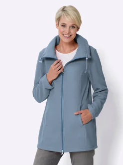 Fleecejacke mit 2-Wege-Reißverschluss