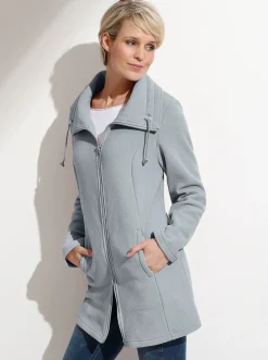 Fleecejacke mit 2-Wege-Reißverschluss