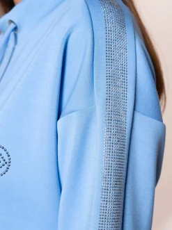 Freizeitkleid mit Glitzerstein-Applikation