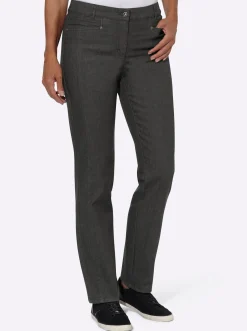 Gerade Jeans mit Bauch-weg-Effekt