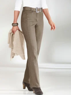 Gerade Jeans mit Bauch-weg-Effekt