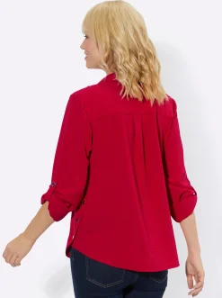 Hemdbluse mit Zierknöpfen