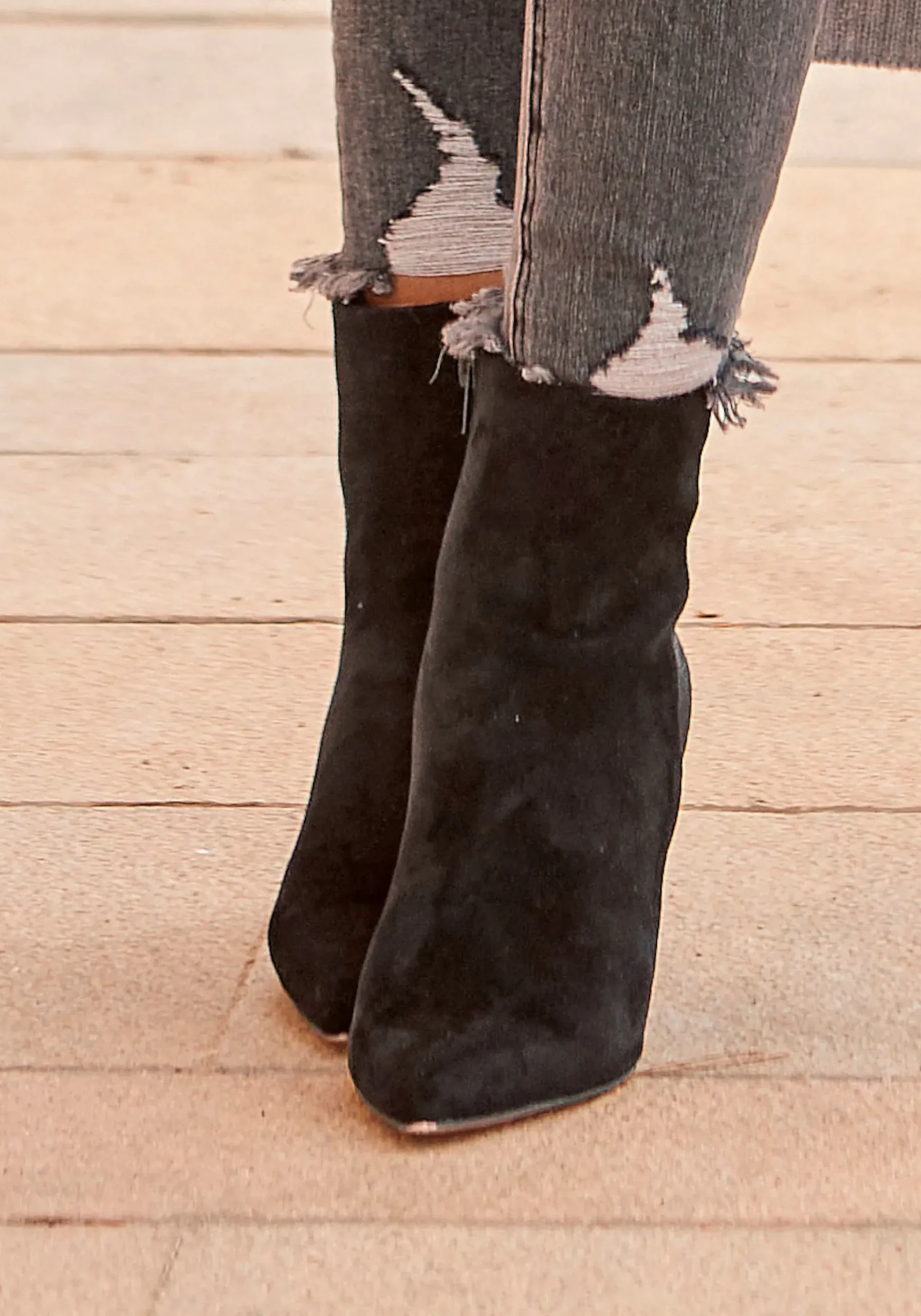 High-Heel-Stiefelette