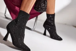 High-Heel-Stiefelette
