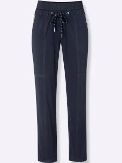 7/8-Hose mit Reißverschluss-Taschen