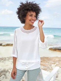 2-in-1-Bluse