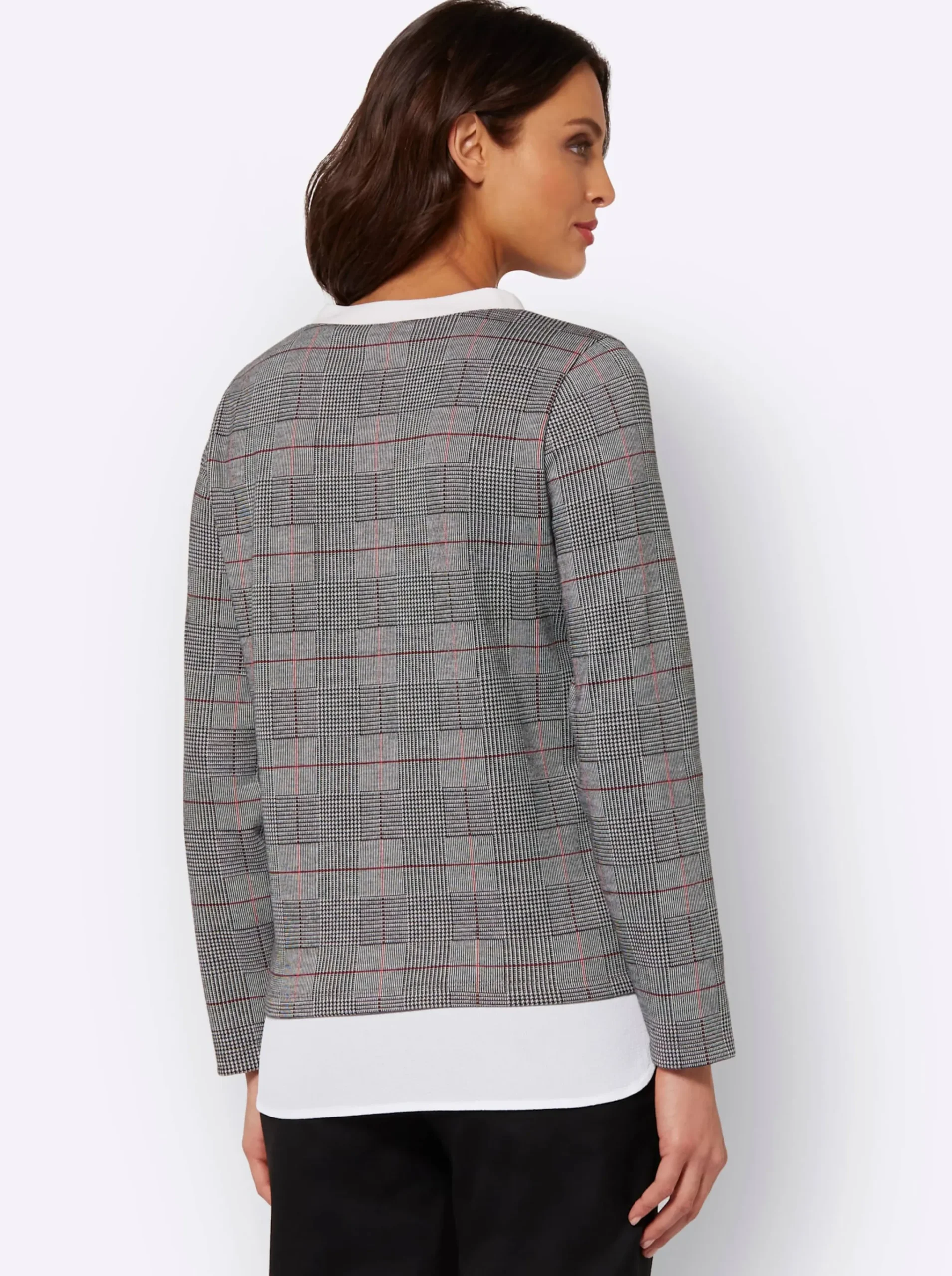 2-in-1-Shirt aus formstabilem Jersey