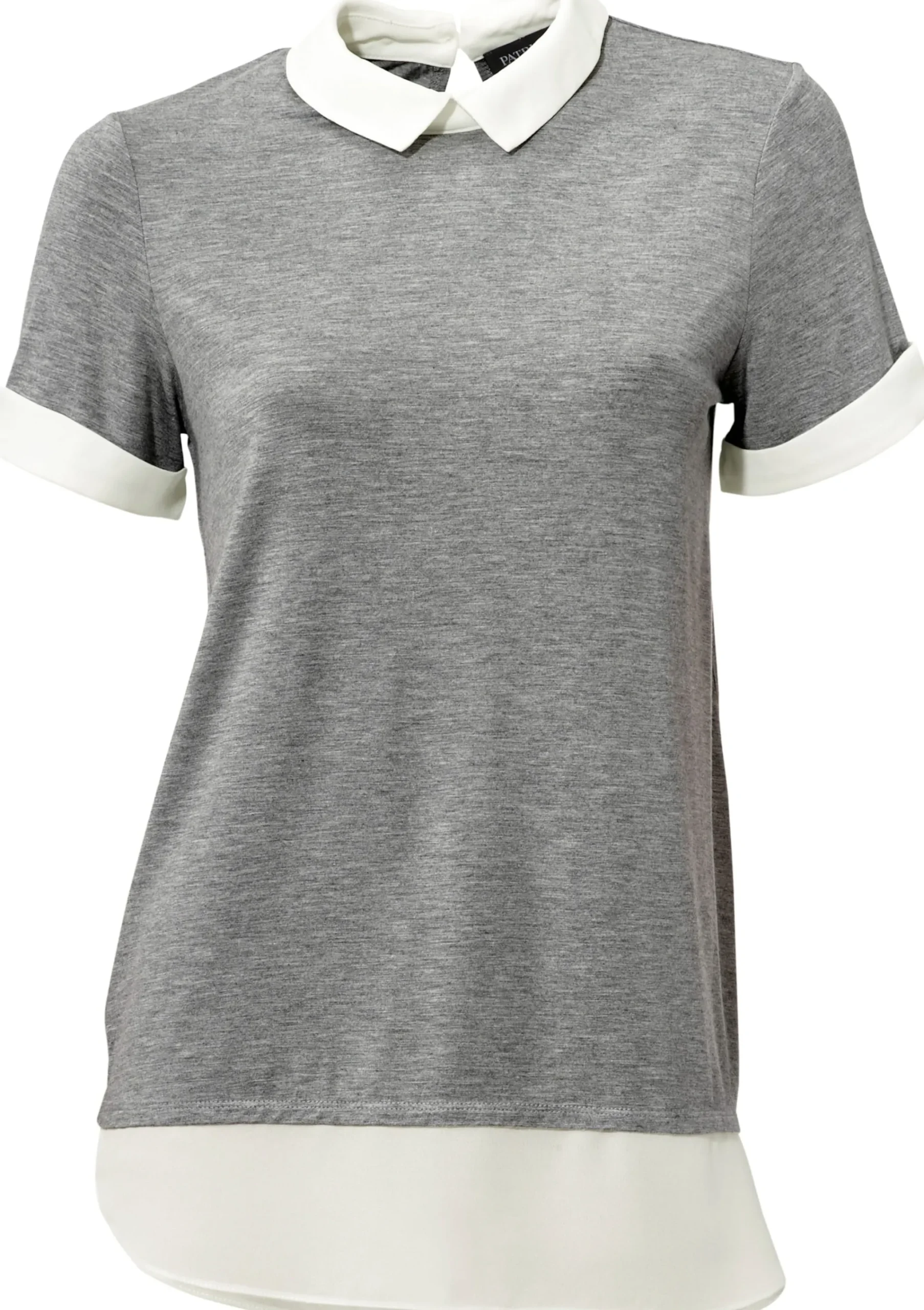 2-in-1-Shirt mit Chiffon-Einsätzen