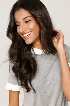 2-in-1-Shirt mit Chiffon-Einsätzen