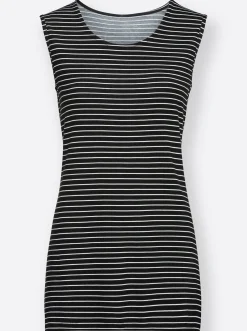 2-in-1-Shirt mit Ringel-Top