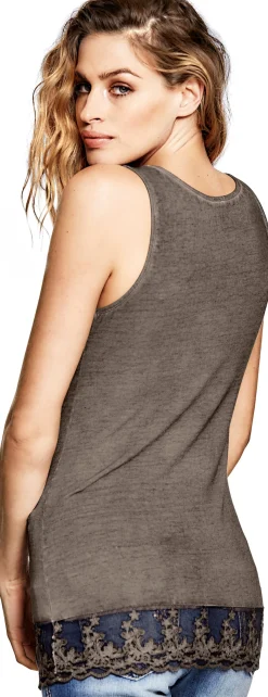 2-in-1-Shirt mit Schal