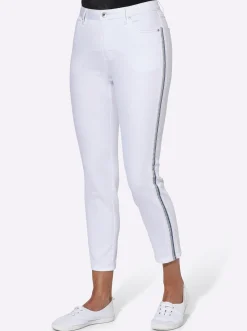 7/8-Jeans leichte Used-Optik
