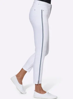 7/8-Jeans leichte Used-Optik
