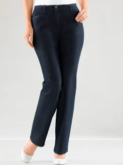 Jeans mit innenliegendem Dehnbund
