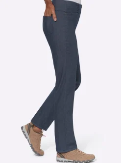 Jeans mit innenliegendem Dehnbund