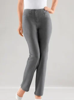 Jeans mit innenliegendem Dehnbund