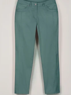 7/8-Jeans mit optisch streckenden Nähten