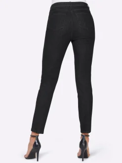 7/8-Jeans mit Push-up-Effekt