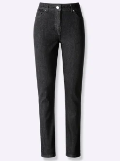 7/8-Jeans mit Push-up-Effekt