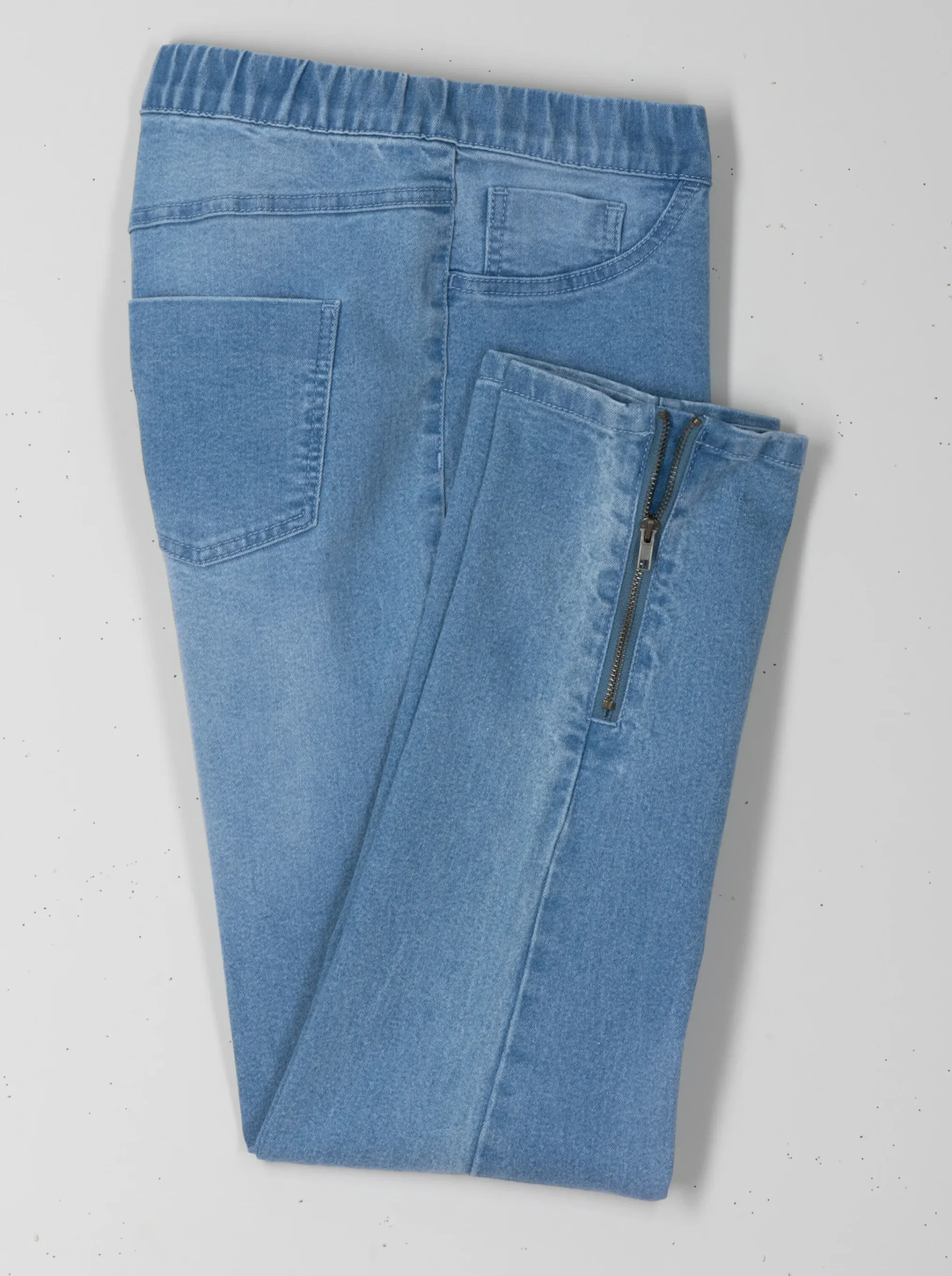 7/8-Jeans mit Reißverschluss am Bein