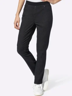 7/8-Jeans mit Rundum-Dehnbund