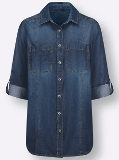 Jeansbluse