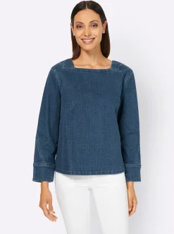 Jeansbluse