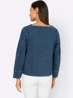 Jeansbluse