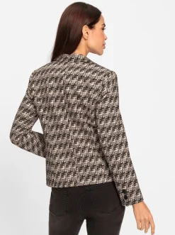 Jerseyblazer mit passformgenauen Nähten