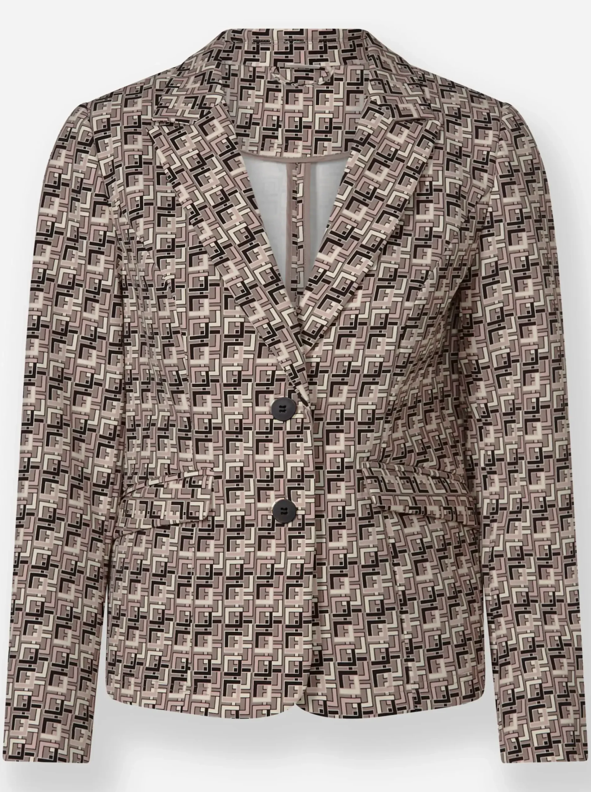 Jerseyblazer mit passformgenauen Nähten