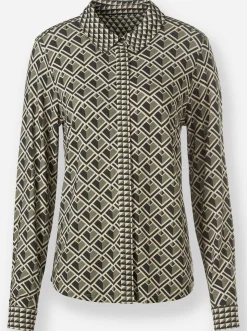 Jersey-Bluse