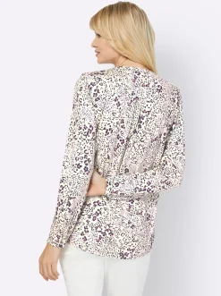 Jersey-Bluse