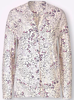 Jersey-Bluse