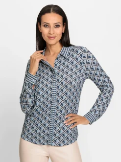Jersey-Bluse
