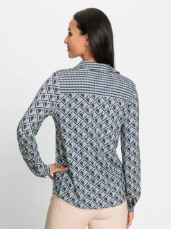 Jersey-Bluse